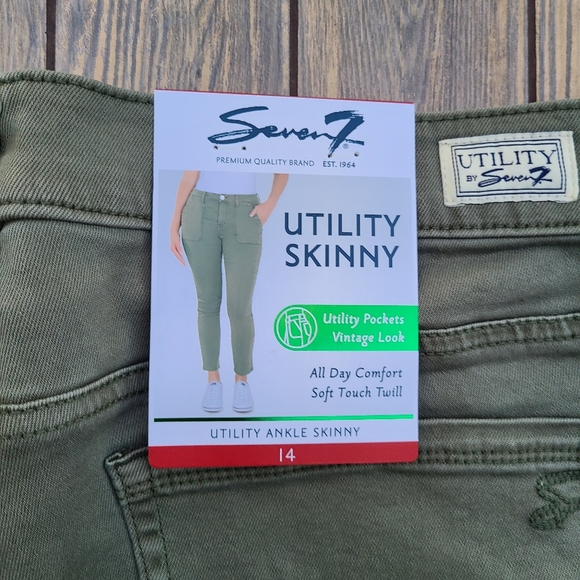 Seven7 Utility Skinny Jeans - Picture 4 of 7